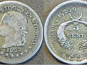 Cent - 5 Cent - Colombia - 1882 - Plata - 14 mm - 0